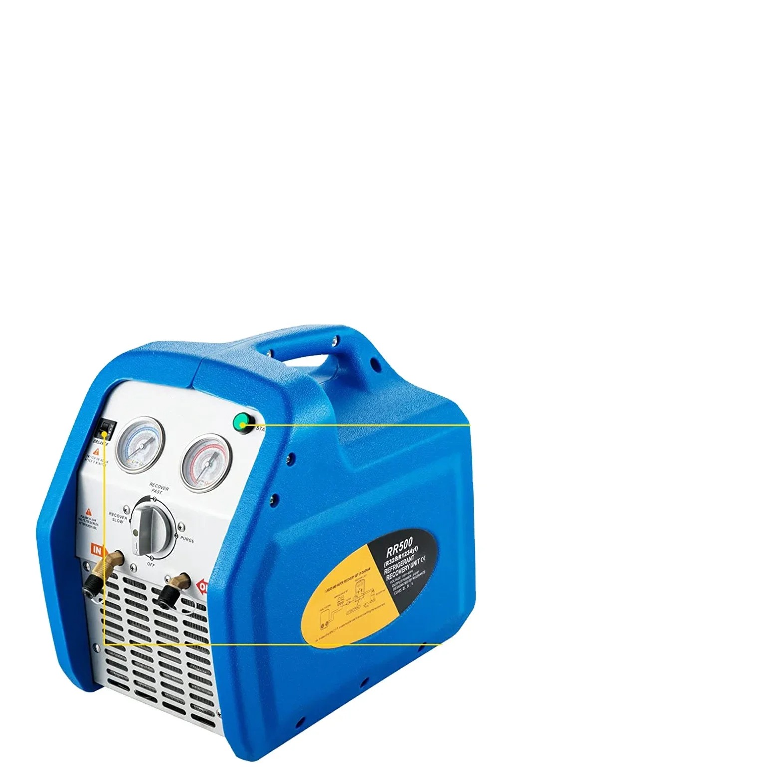 Coolant Flush Machine - Preisgünstige Tragbare Mini-Doppelzylinder 1-Platz Kältemittel-Rückgewinnungsanlage oder