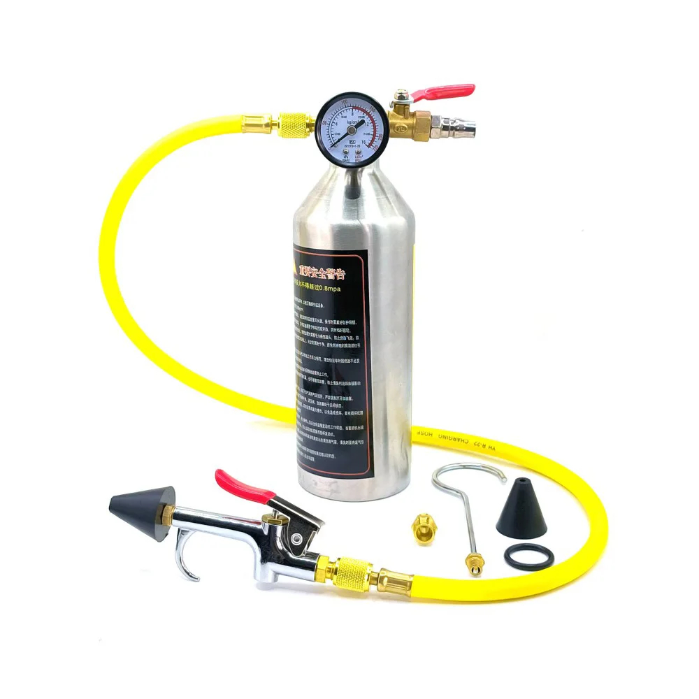 Coolant Flush Machine - A/C Klimaanlagen-Spülset mit Kanister und Pistole