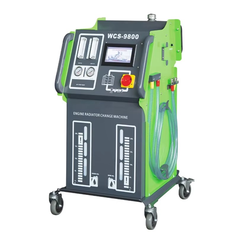 Coolant Flush Machine - WCS9800 Automatische Kühler-Spülmaschine für Motorkühlsystem-Reinigungswerkzeug-Set für